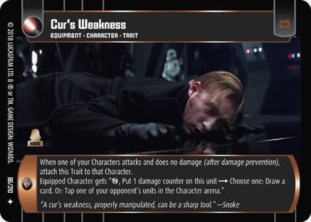 Cur's Weakness