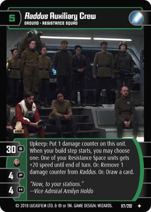 Raddus Auxiliary Crew