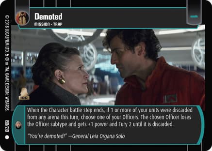 Demoted