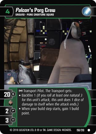 Falcon's Porg Crew