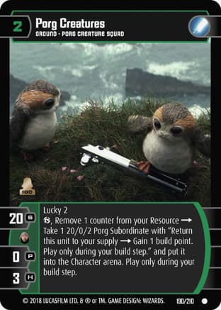 Porg Creatures