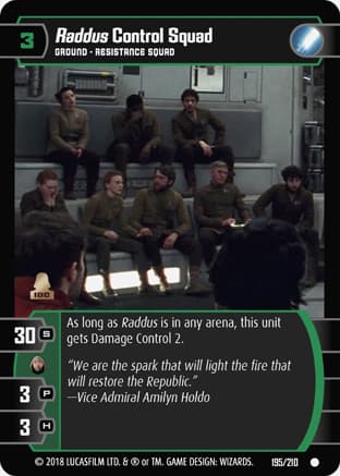 Raddus Control Squad