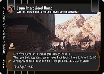 Jawa Improvised Camp