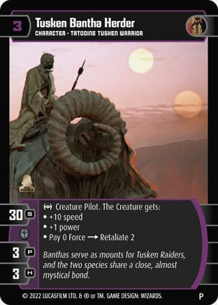 Tusken Bantha Herder (Promo)