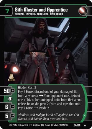 Sith Master and Apprentice (F)