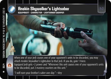 Anakin Skywalker's Lightsaber