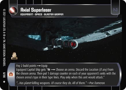 Axial Superlaser