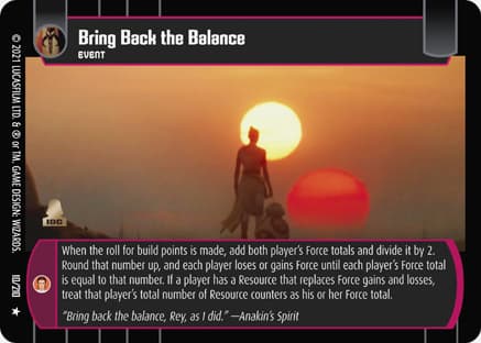 Bring Back the Balance