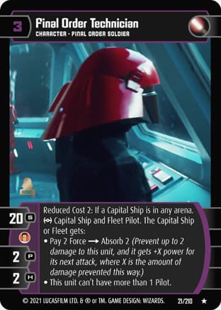 Final Order Technician