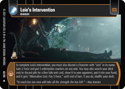 Leia's Intervention
