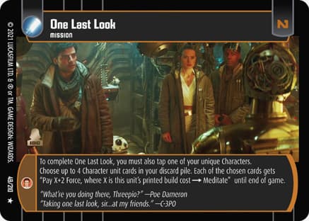 One Last Look