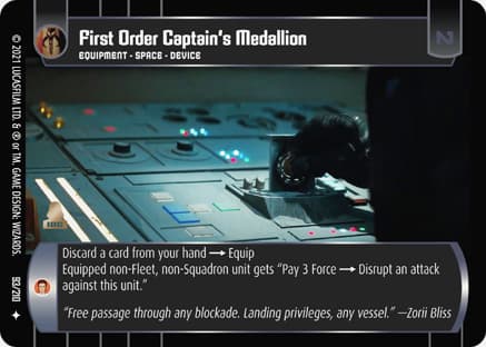 First Order Captain's Medallion