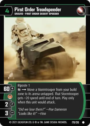 First Order Treadspeeder