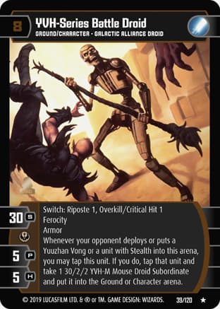 YVH-Series Battle Droid