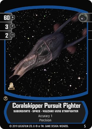 Coralskipper Pursuit Fighter