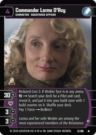 Commander Larma D'Acy (D)