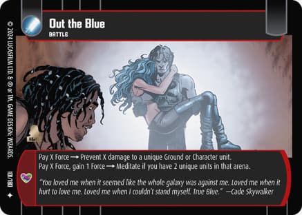 Out the Blue