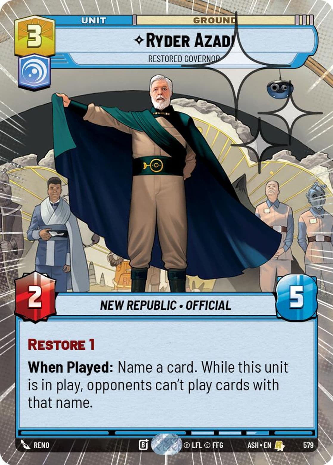 Ryder Azadi - Restored Governor