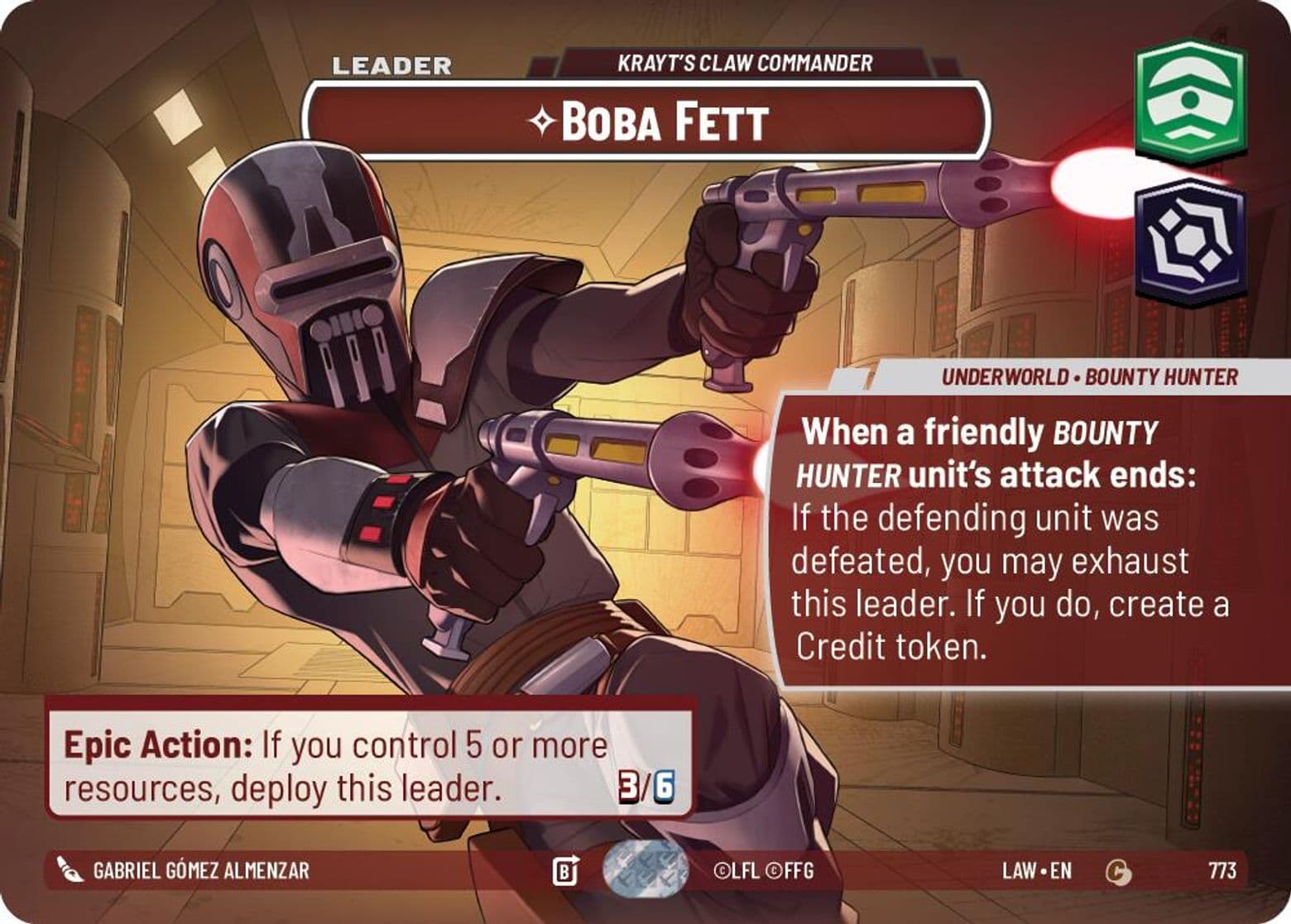Boba Fett - Krayt's Claw Commander