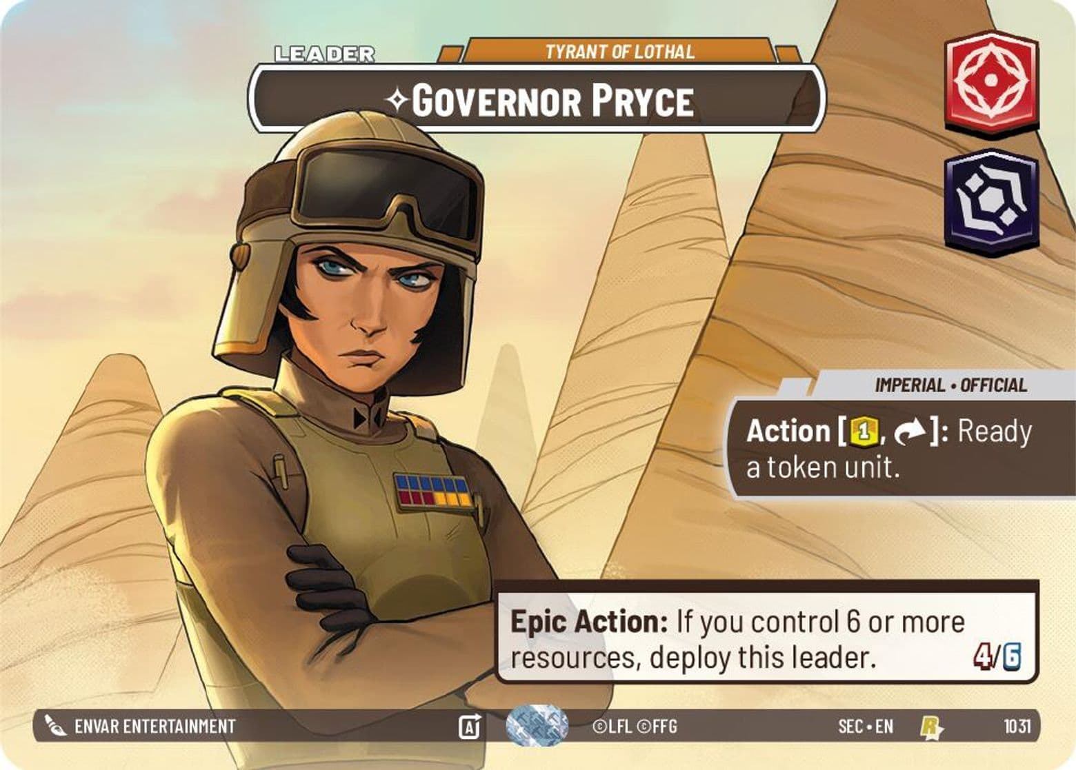Governor Pryce - Tyrant of Lothal