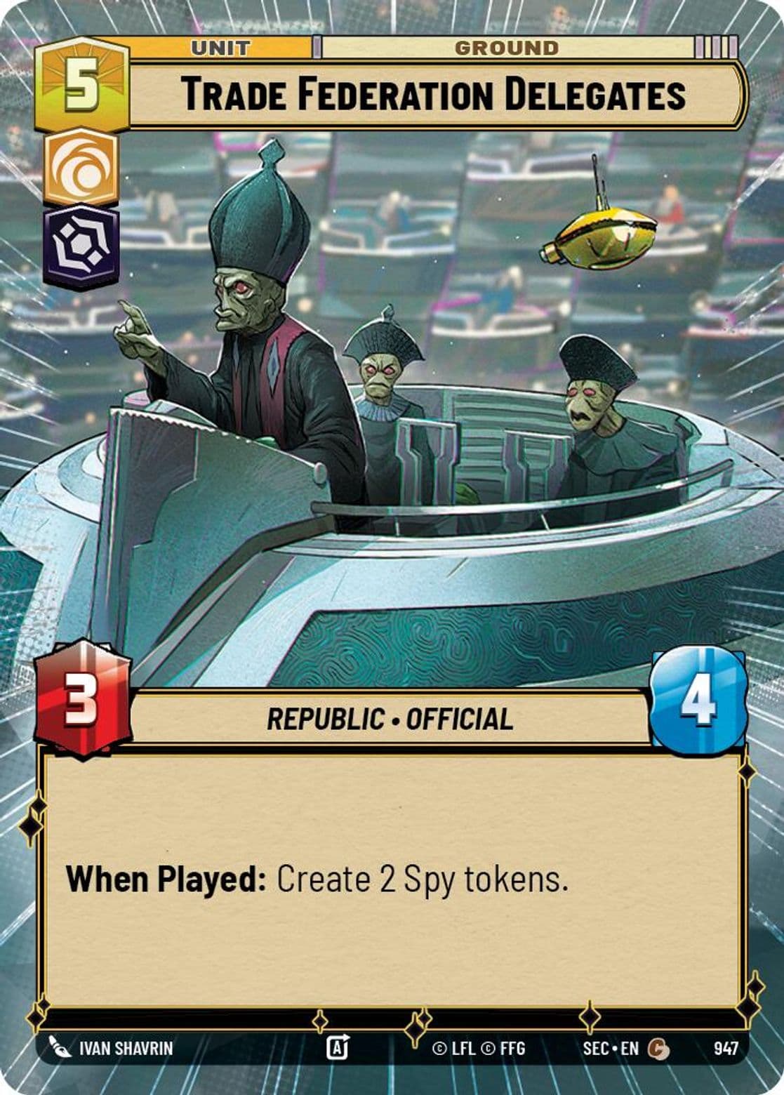 Trade Federation Delegates