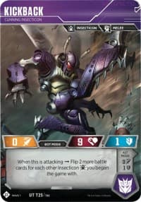 Kickback - Cunning Insecticon