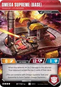 Omega Supreme (Base) - Transport City Defender