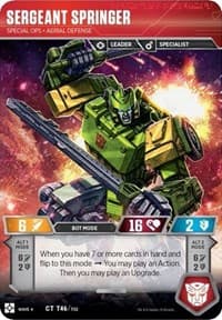Sergeant Springer - Special Ops Aerial Defense
