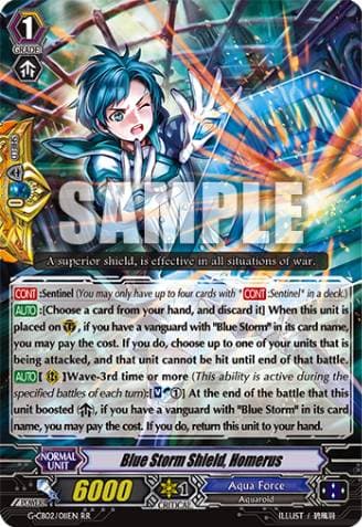 Blue Storm Shield, Homerus