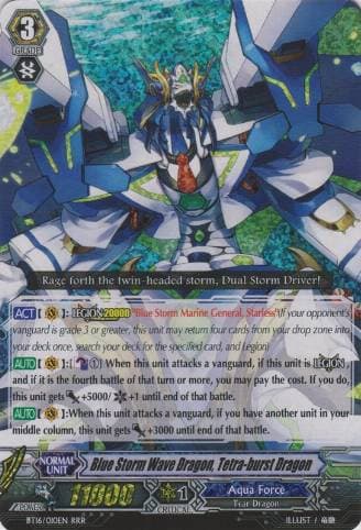 Blue Storm Wave Dragon, Tetra-burst Dragon