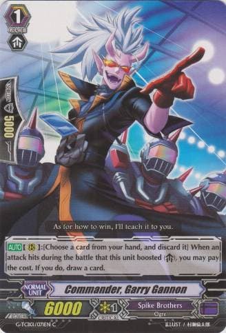 Commander, Garry Gannon
