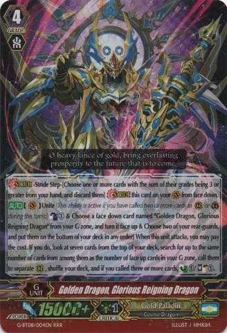Golden Dragon, Glorious Reigning Dragon