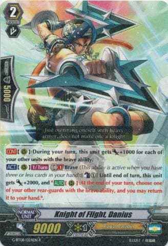 Knight of Flight, Danius