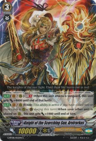 Knight of the Scorching Sun, Arvirarkus