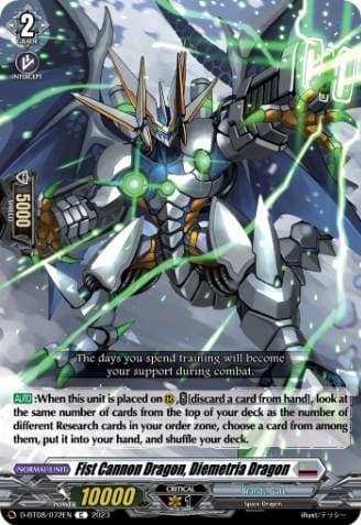 Fist Cannon Dragon, Dimetoria Dragon