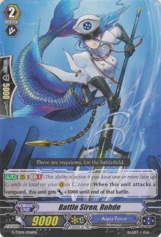 Battle Siren, Rohde