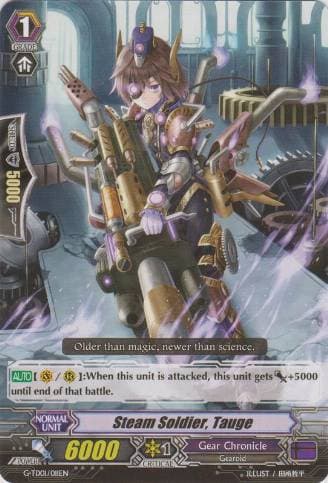 Steam Soldier, Tauge