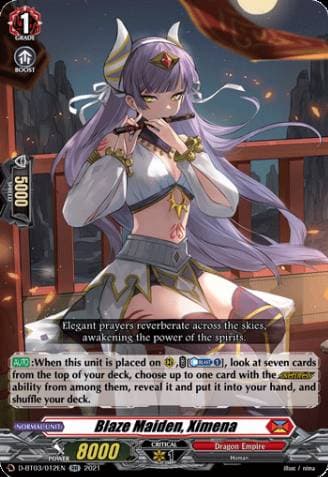 Blaze Maiden, Ximena