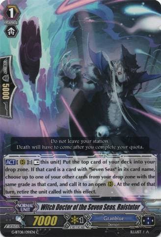 Witch Doctor of the Seven Seas, Raistutor