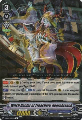 Witch Doctor of Treachery, Negrobreach