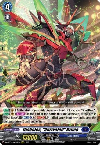 Diabolos, "Unrivaled" Bruce