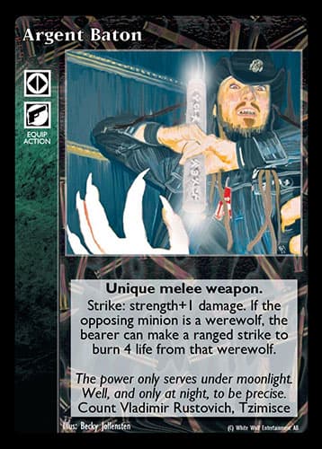 Argent Baton