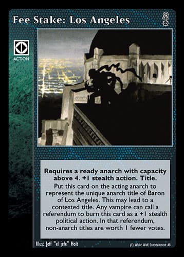 Fee Stake: Los Angeles