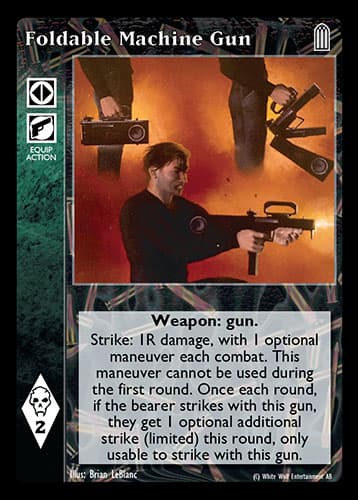 Foldable Machine Gun