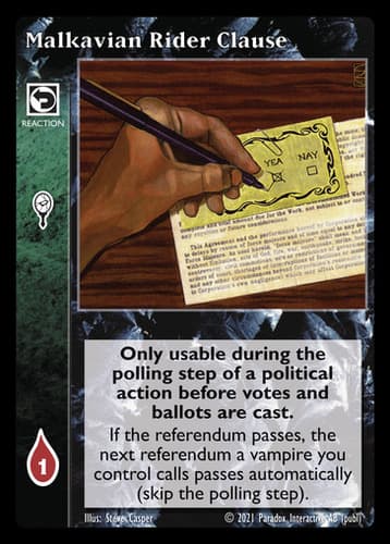 Malkavian Rider Clause