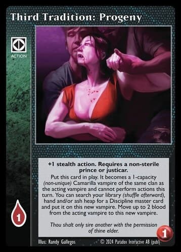 Third Tradition: Progeny