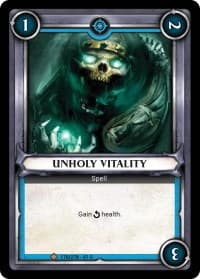 Unholy Vitality (Claimed)