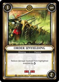 Order Unyielding (Unclaimed)