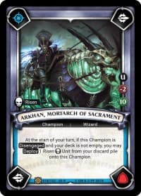 Arkhan, Mortarch of Sacrament (Claimed)