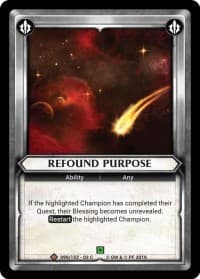 Refound Purpose (Unclaimed)